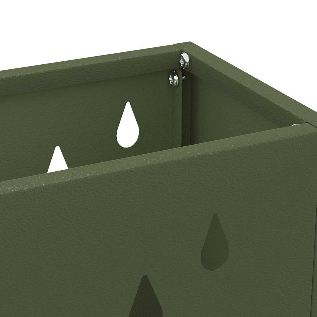 Supporto per Ombrellone Oliver verde 28 x 12 x 41 cm Acciaio