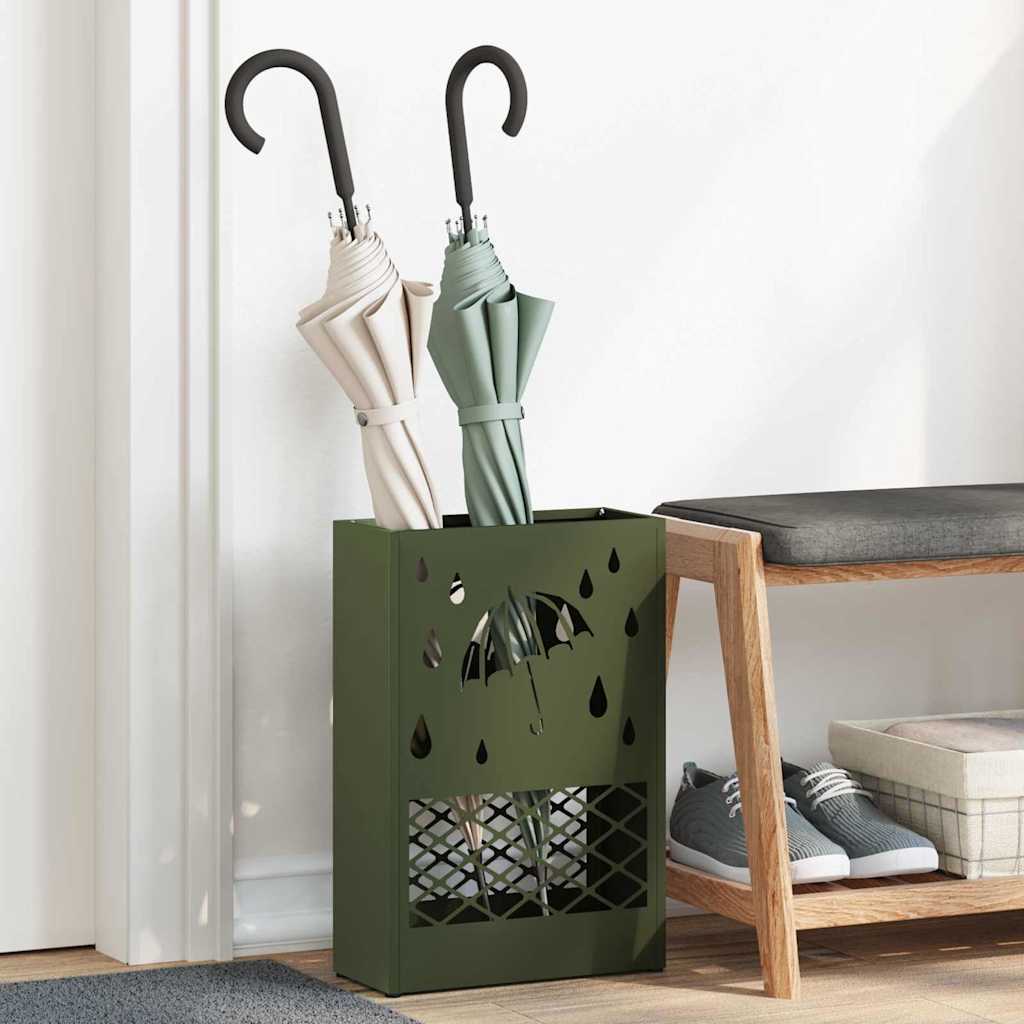 Supporto per Ombrellone Oliver verde 28 x 12 x 41 cm Acciaio