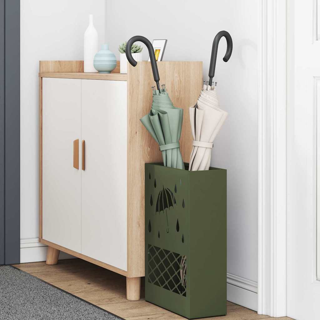Supporto per Ombrellone Oliver verde 28 x 12 x 41 cm Acciaio