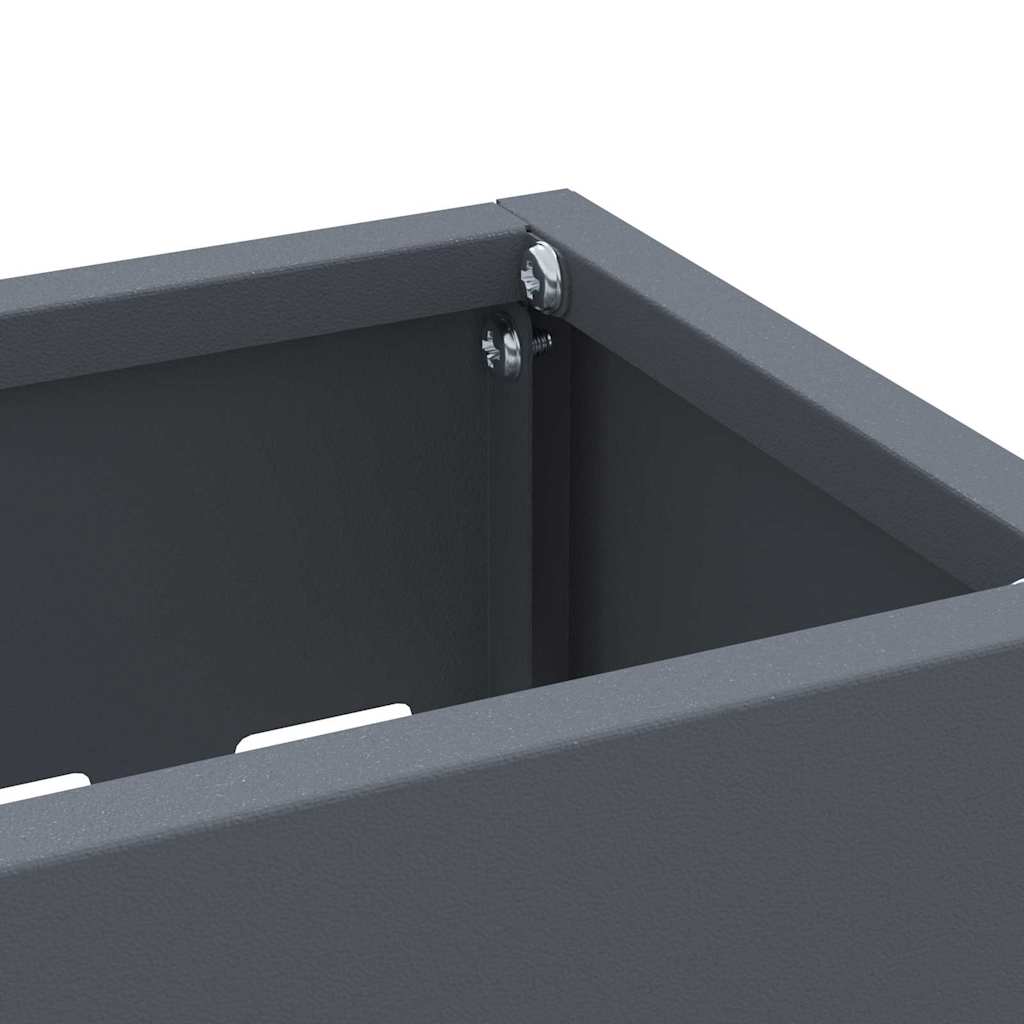 Supporto per Ombrellone Antracite 28 x 12 x 41 cm Acciaio