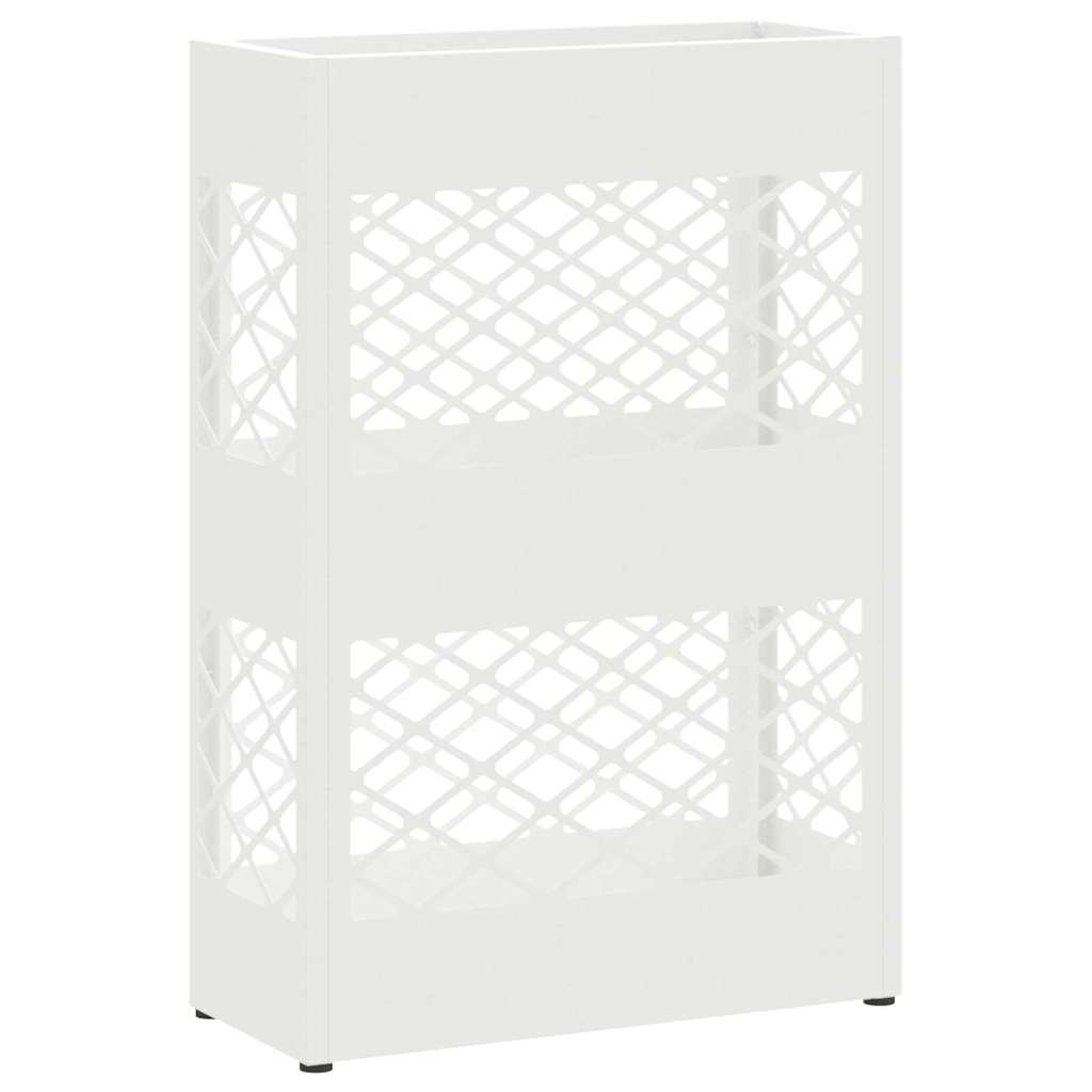 Supporto per Ombrellone Bianco 28 x 12 x 41 cm Acciaio