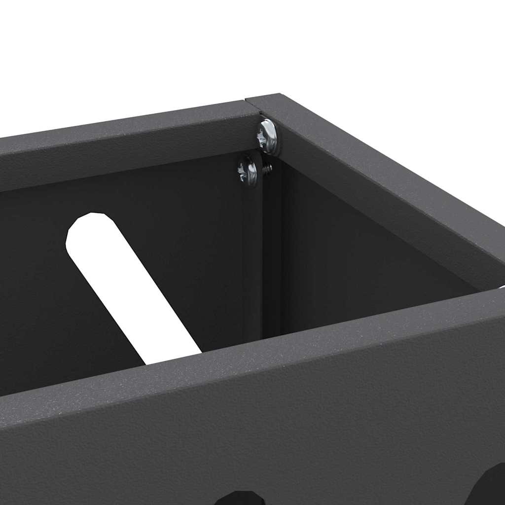 Supporto per Ombrellone Nero 28 x 12 x 41 cm Acciaio