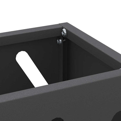 Supporto per Ombrellone Nero 28 x 12 x 41 cm Acciaio