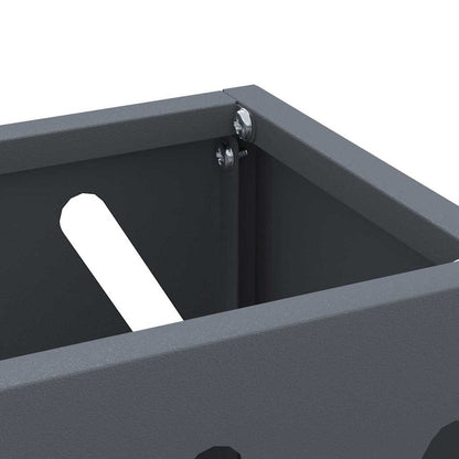 Supporto per Ombrellone Antracite 28 x 12 x 41 cm Acciaio