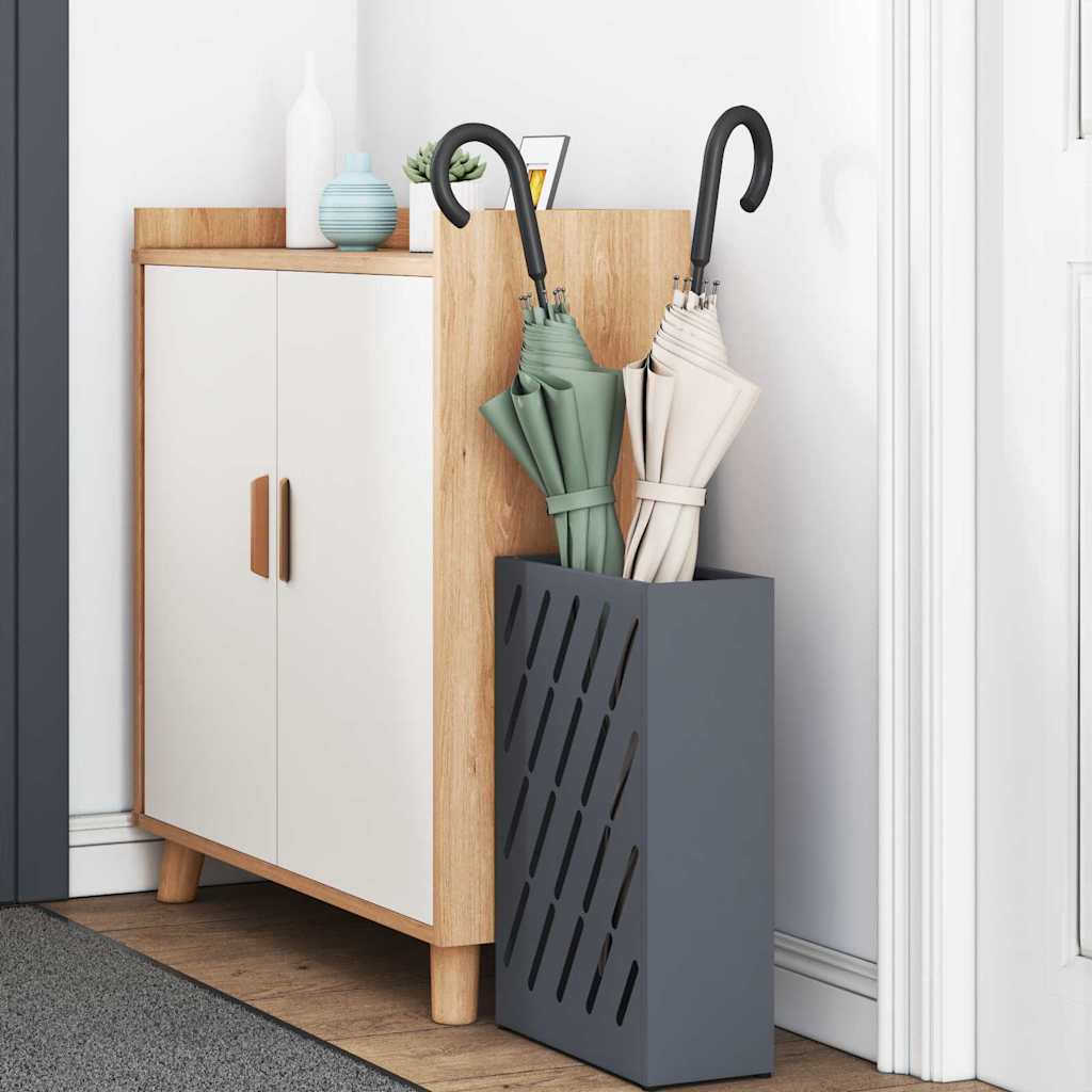 Supporto per Ombrellone Antracite 28 x 12 x 41 cm Acciaio