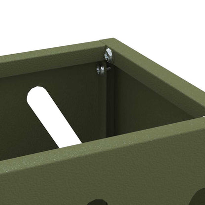 Supporto per Ombrellone Oliver verde 28 x 12 x 41 cm Acciaio