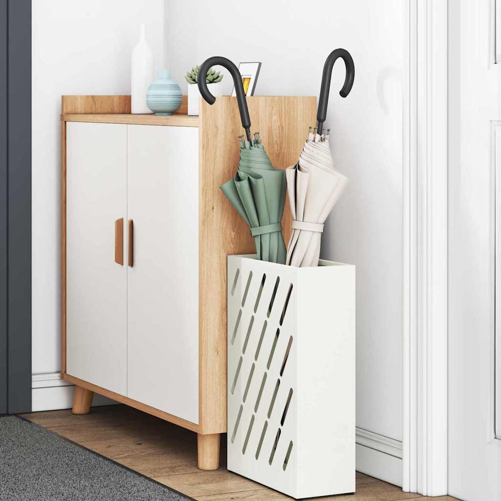 Supporto per Ombrellone Bianco 28 x 12 x 41 cm Acciaio
