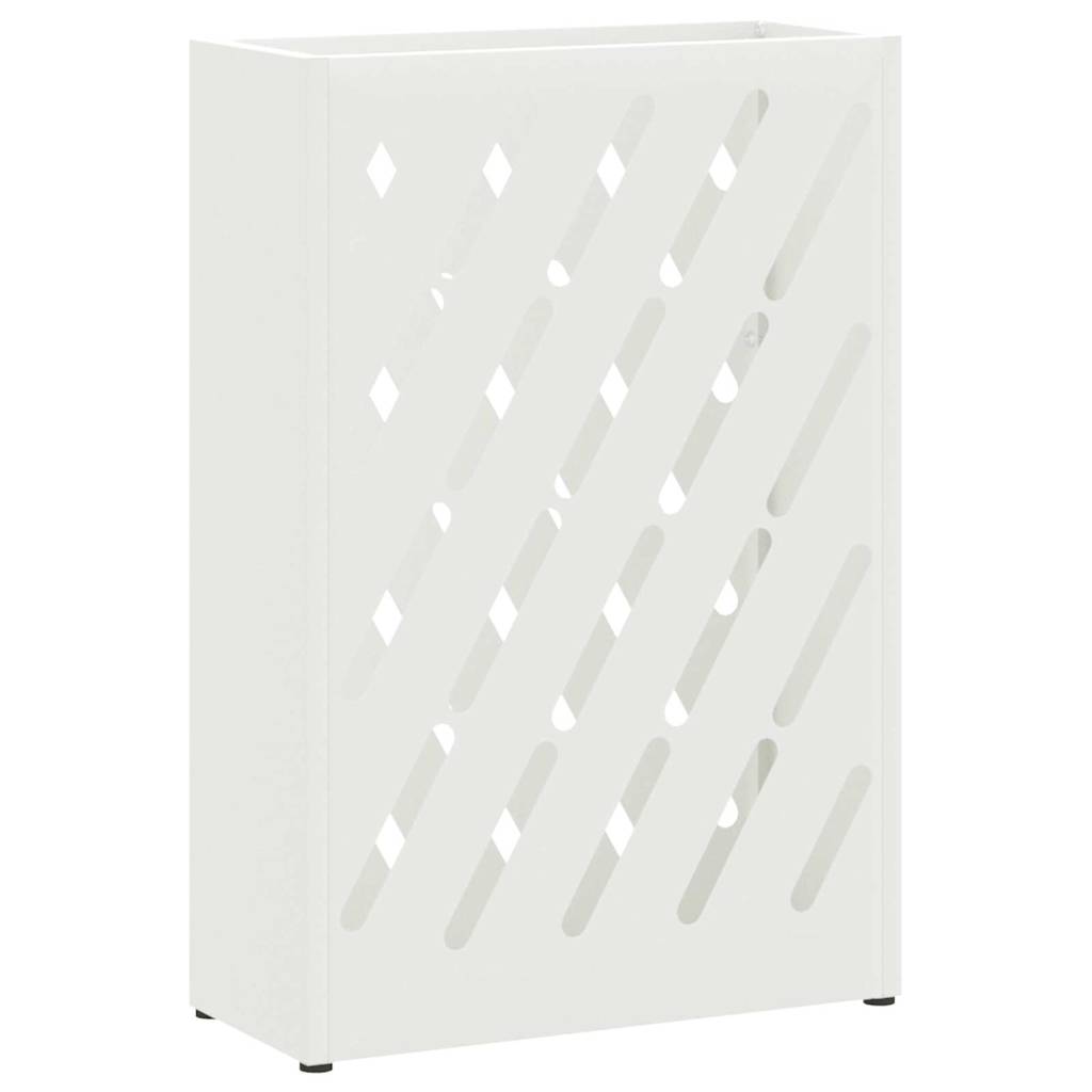 Supporto per Ombrellone Bianco 28 x 12 x 41 cm Acciaio