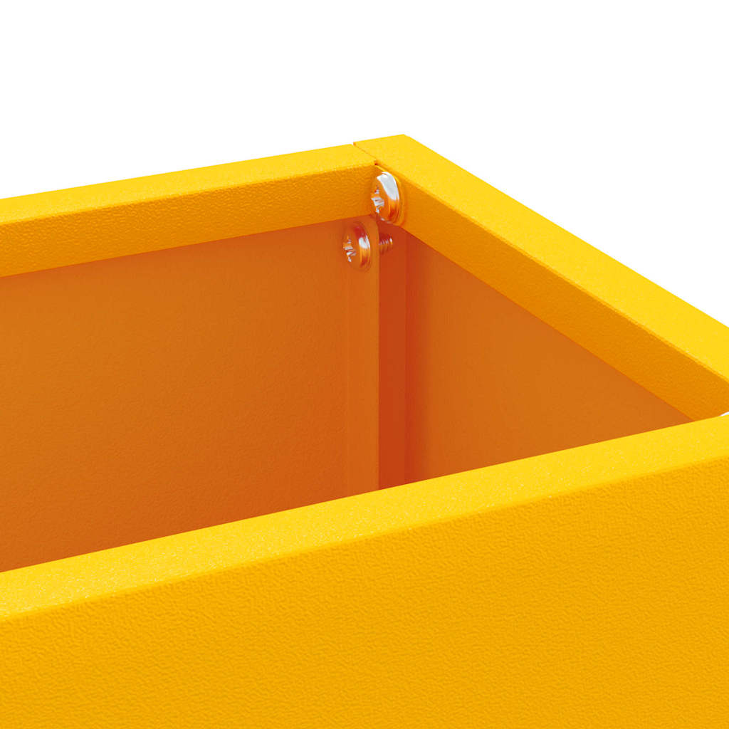 Supporto per Ombrellone giallo senape 28 x 12 x 41 cm Acciaio