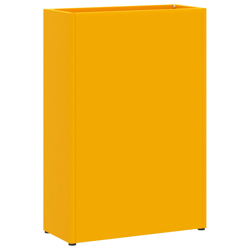 Supporto per Ombrellone giallo senape 28 x 12 x 41 cm Acciaio