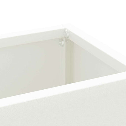 Supporto per Ombrellone Bianco 28 x 12 x 41 cm Acciaio