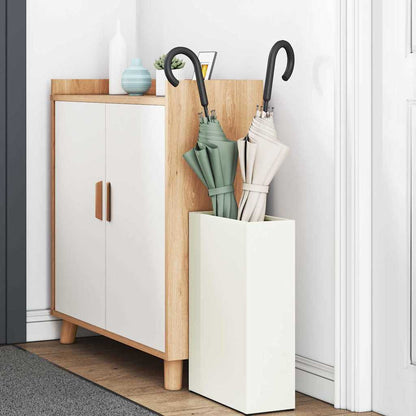 Supporto per Ombrellone Bianco 28 x 12 x 41 cm Acciaio