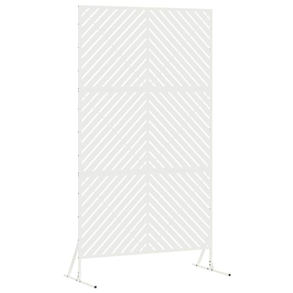 Schermo per Privacy Bianco 100 x 50 x 180 cm Acciaio