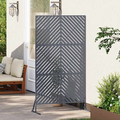 Schermo per Privacy Antracite 100 x 50 x 180 cm Acciaio
