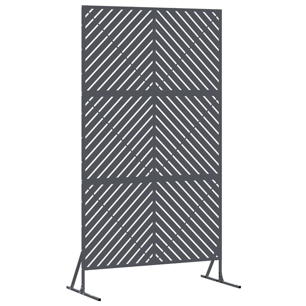 Schermo per Privacy Antracite 100 x 50 x 180 cm Acciaio