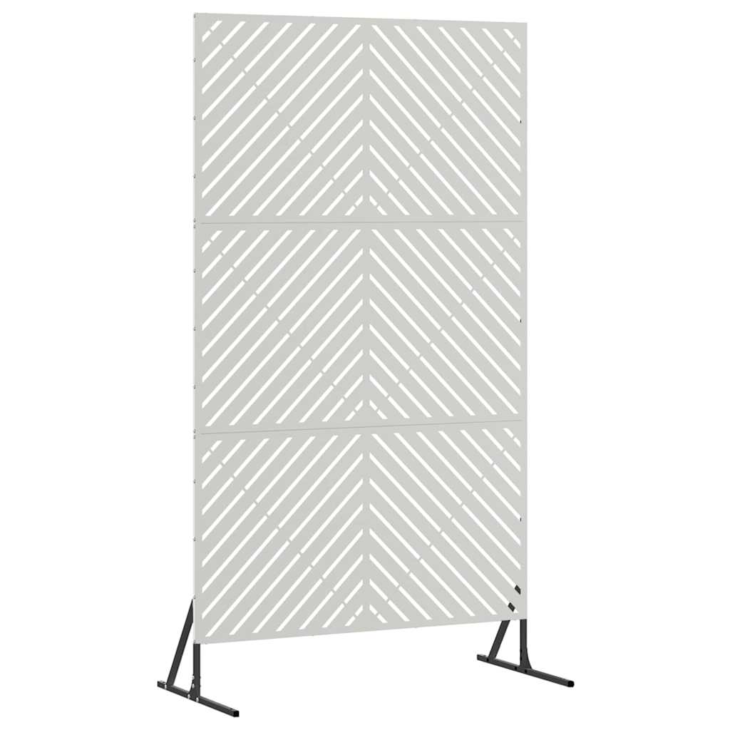 Schermo per Privacy Grigio 100 x 50 x 180 cm Acciaio