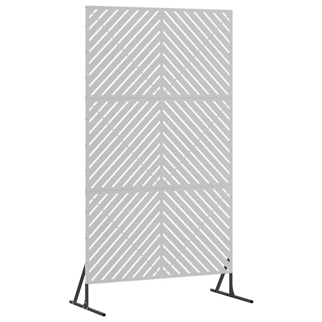 Schermo per Privacy Grigio 100 x 50 x 180 cm Acciaio