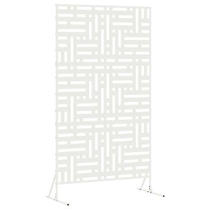 Schermo per Privacy Bianco 100 x 50 x 180 cm Acciaio