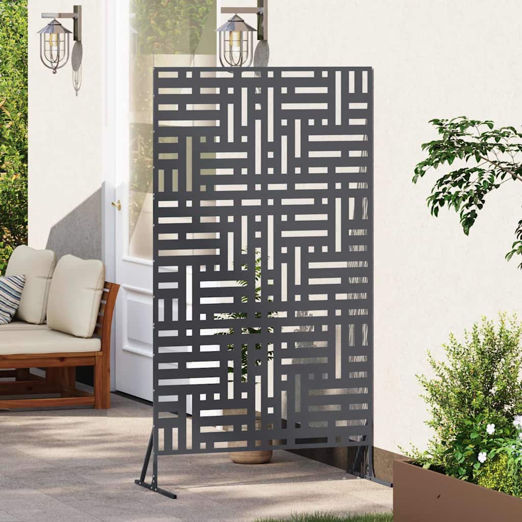 Schermo per Privacy Antracite 100 x 50 x 180 cm Acciaio