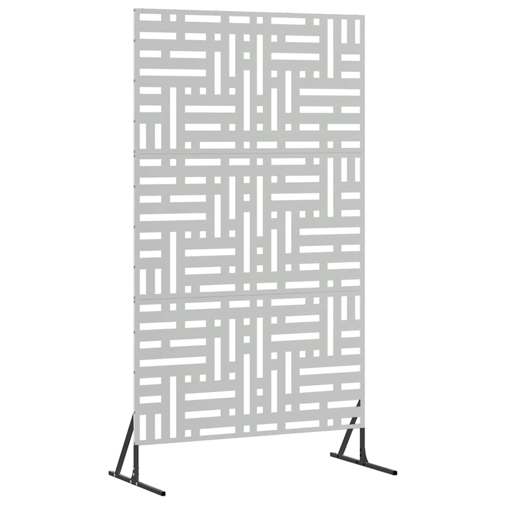 Schermo per Privacy Grigio 100 x 50 x 180 cm Acciaio