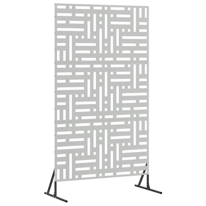 Schermo per Privacy Grigio 100 x 50 x 180 cm Acciaio
