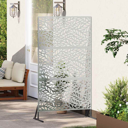 Schermo per Privacy Grigio 100 x 50 x 180 cm Acciaio