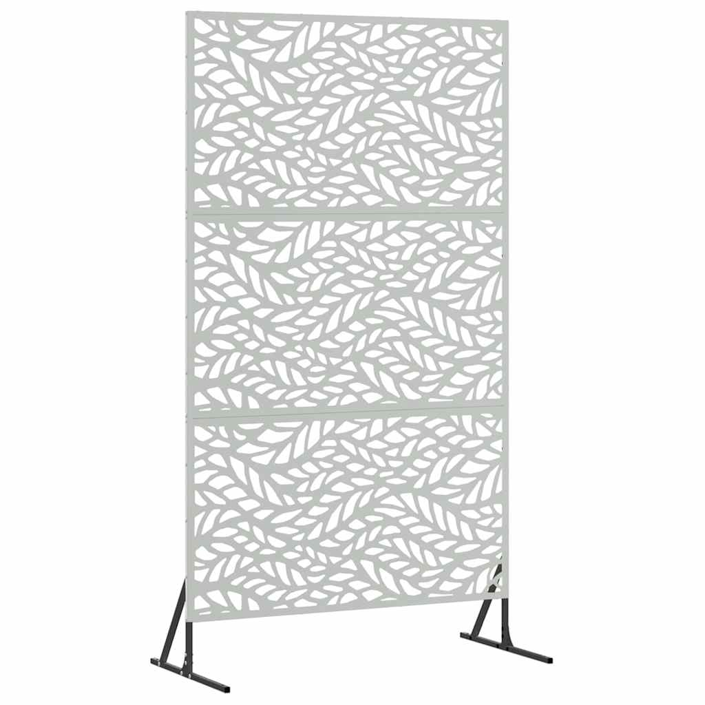 Schermo per Privacy Grigio 100 x 50 x 180 cm Acciaio