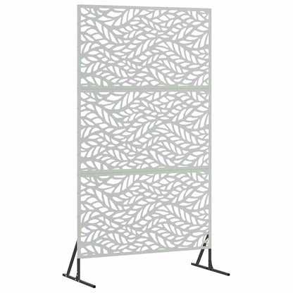 Schermo per Privacy Grigio 100 x 50 x 180 cm Acciaio