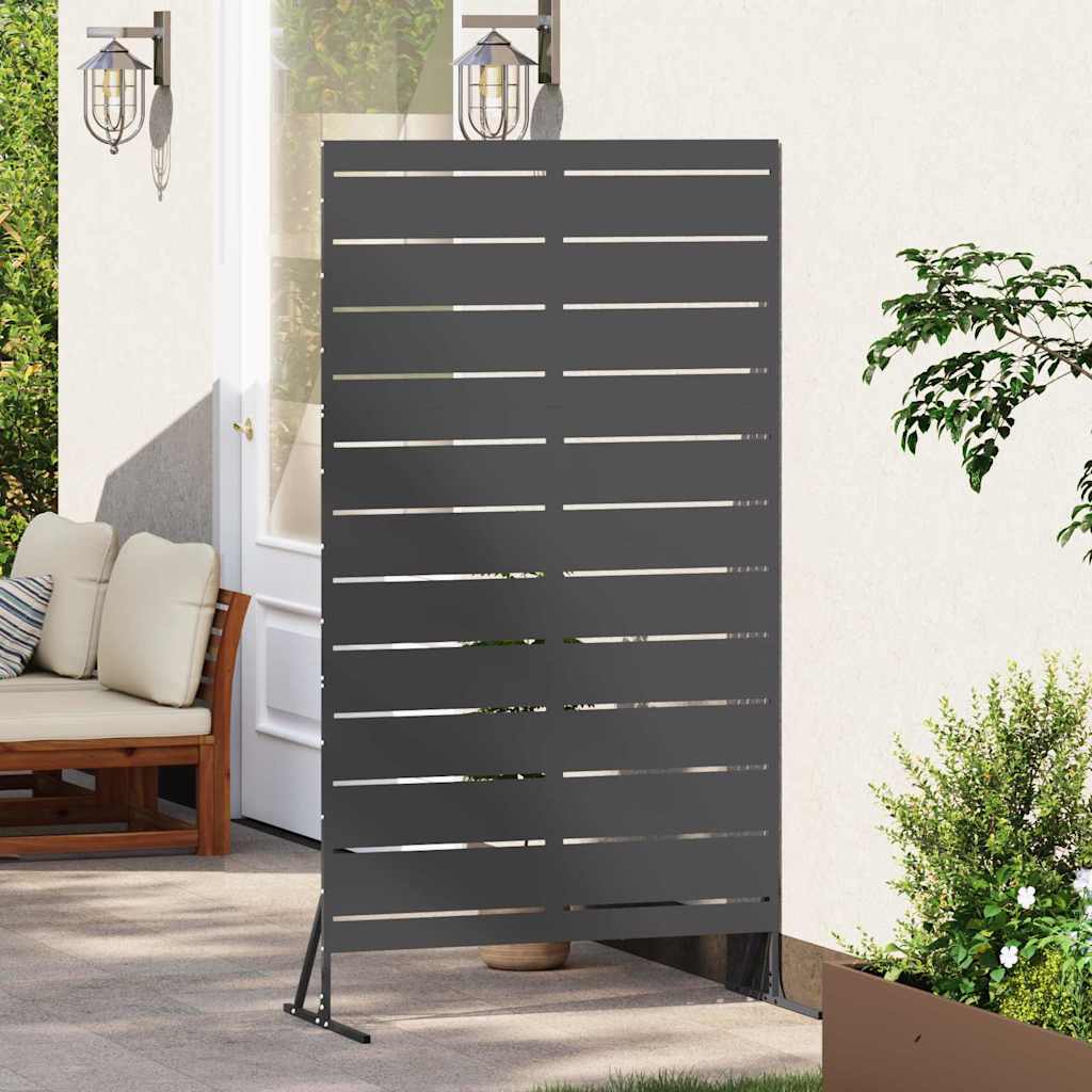 Schermo per Privacy Nero 100 x 50 x 180 cm Acciaio