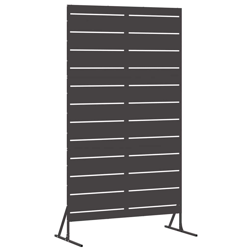 Schermo per Privacy Nero 100 x 50 x 180 cm Acciaio
