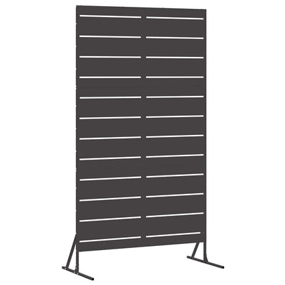Schermo per Privacy Nero 100 x 50 x 180 cm Acciaio