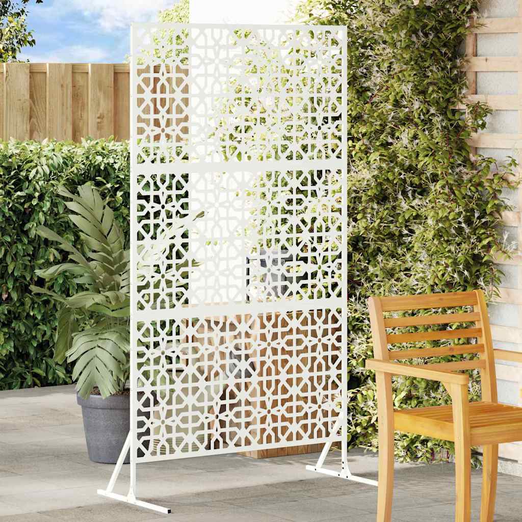 Schermo per Privacy Bianco 100 x 50 x 180 cm Acciaio