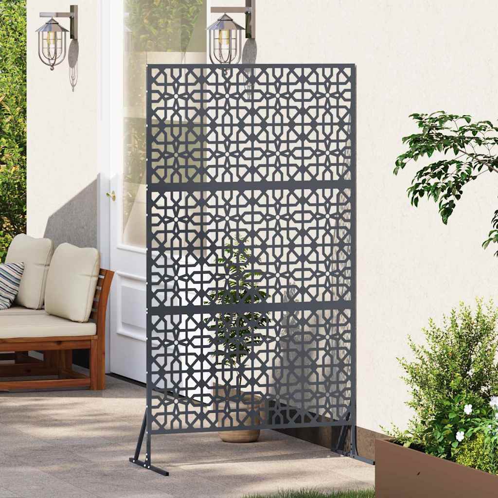 Schermo per Privacy Antracite 100 x 50 x 180 cm Acciaio