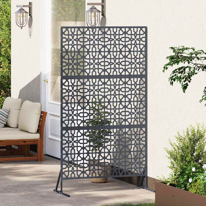 Schermo per Privacy Antracite 100 x 50 x 180 cm Acciaio