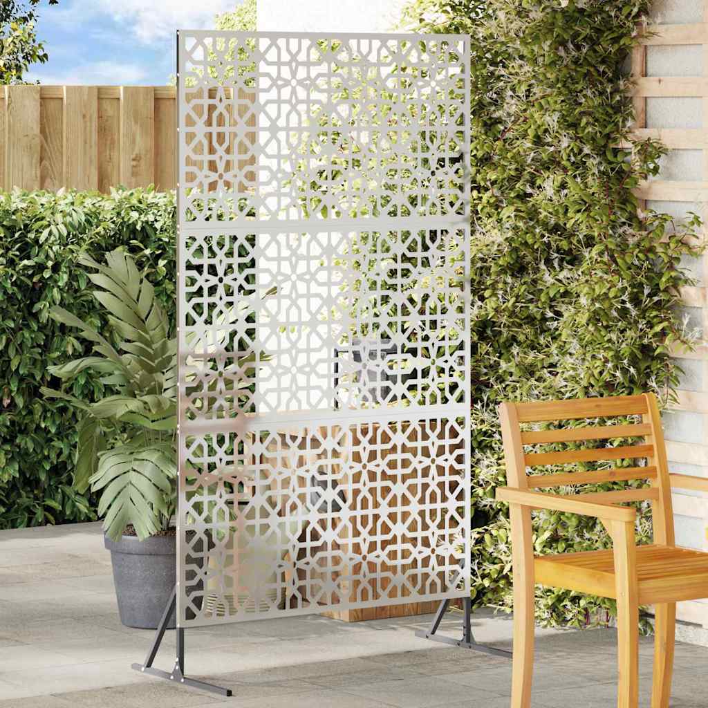 Schermo per Privacy Grigio 100 x 50 x 180 cm Acciaio