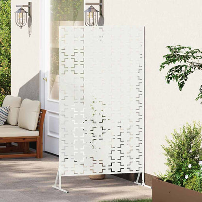 Schermo per Privacy Bianco 100 x 50 x 180 cm Acciaio