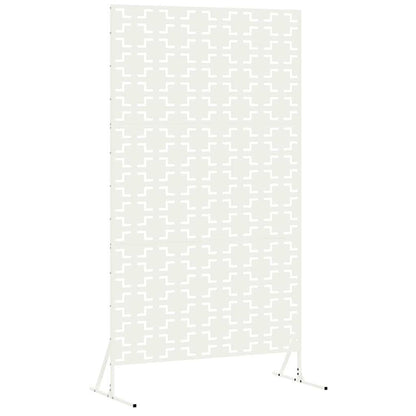 Schermo per Privacy Bianco 100 x 50 x 180 cm Acciaio
