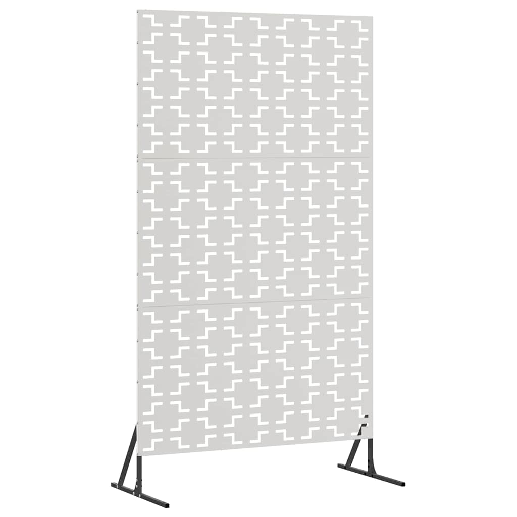 Schermo per Privacy Grigio 100 x 50 x 180 cm Acciaio