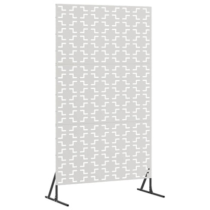 Schermo per Privacy Grigio 100 x 50 x 180 cm Acciaio