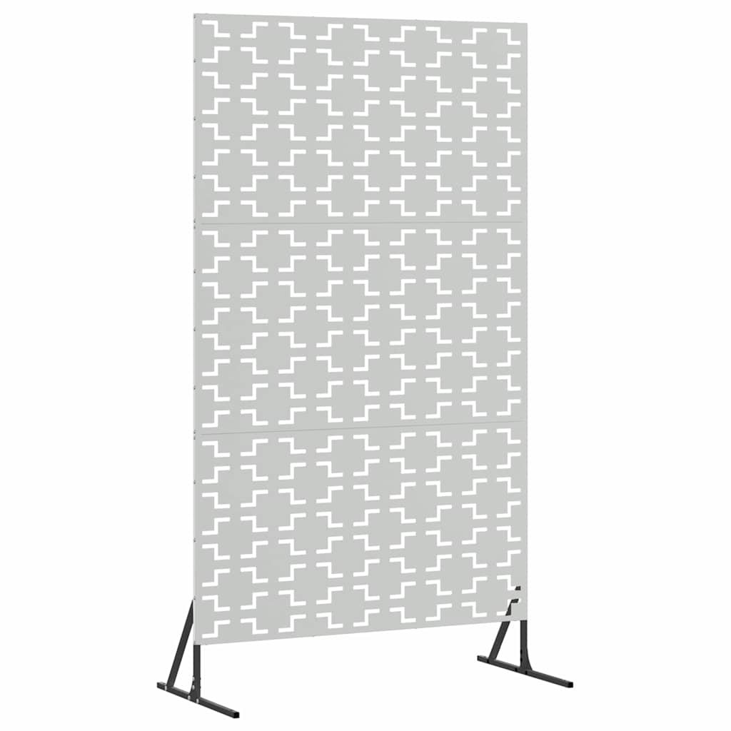 Schermo per Privacy Grigio 100 x 50 x 180 cm Acciaio