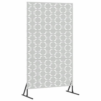 Schermo per Privacy Grigio 100 x 50 x 180 cm Acciaio
