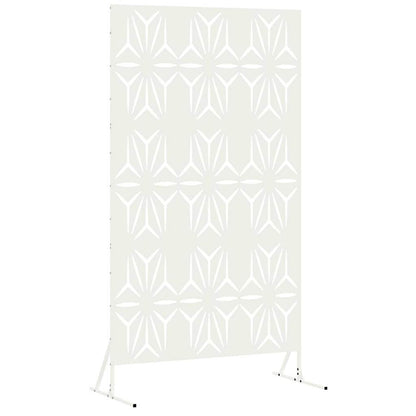 Schermo per Privacy Bianco 100 x 50 x 180 cm Acciaio