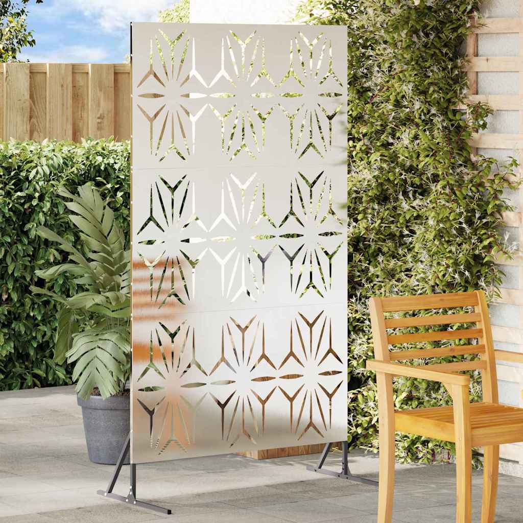 Schermo per Privacy Grigio 100 x 50 x 180 cm Acciaio