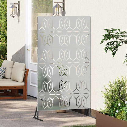 Schermo per Privacy Grigio 100 x 50 x 180 cm Acciaio