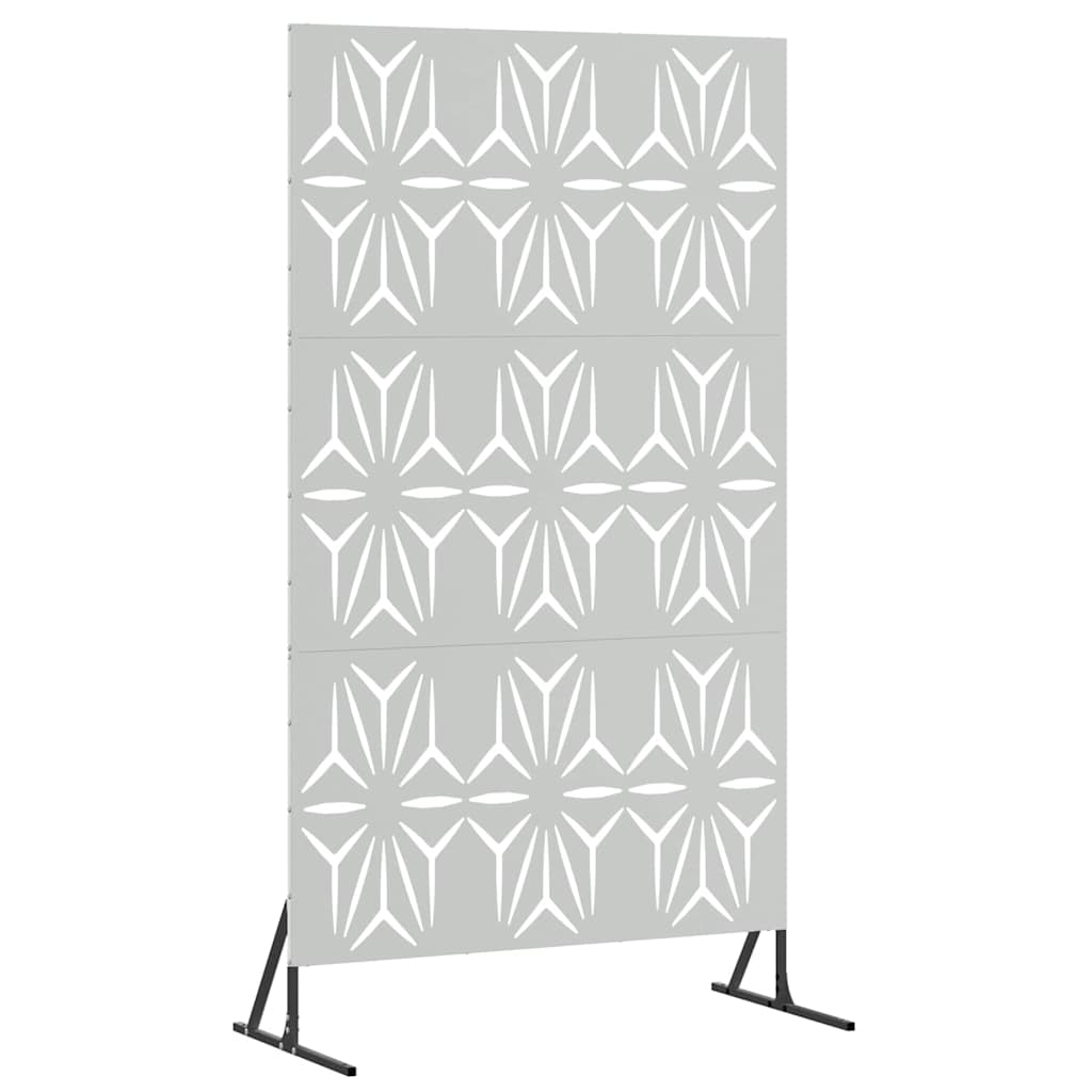 Schermo per Privacy Grigio 100 x 50 x 180 cm Acciaio