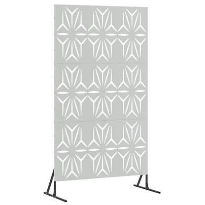 Schermo per Privacy Grigio 100 x 50 x 180 cm Acciaio