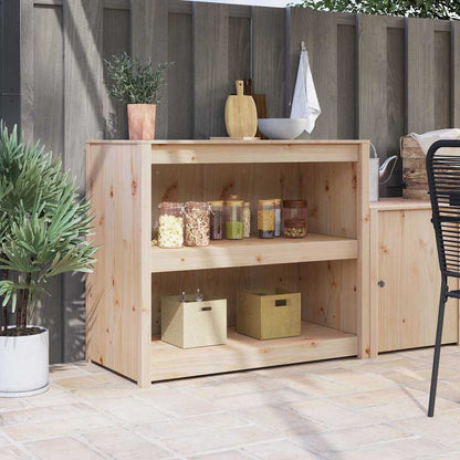 Mobile da cucina Rovere Marrone 106 x 55 x 92 cm Pino massello