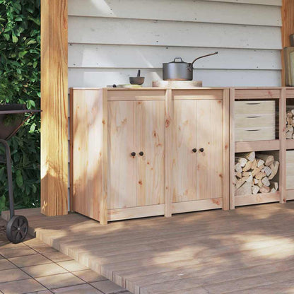 Porta da cucina 2 pcs Crema 50 x 9 x 82 cm