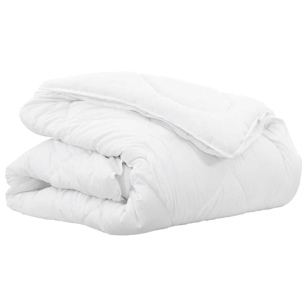 Duvet 2-in-1 Bianco 200 x 200 cm Poliestere