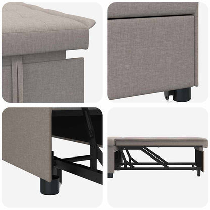 Divano Letto Estraibile Talpa 194 x 50 x 82 cm Tessuto